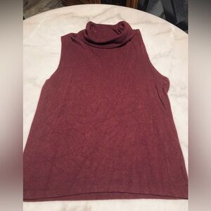 Cyrus Devotion Maroon Sleeveless Top